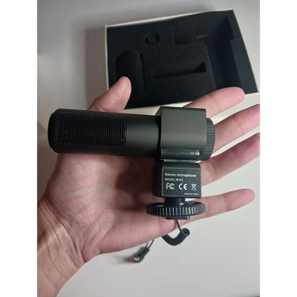 Stereo Microphone Condenser Video Recording for Canon Nikon Sony and Other - Picture 2 of 7